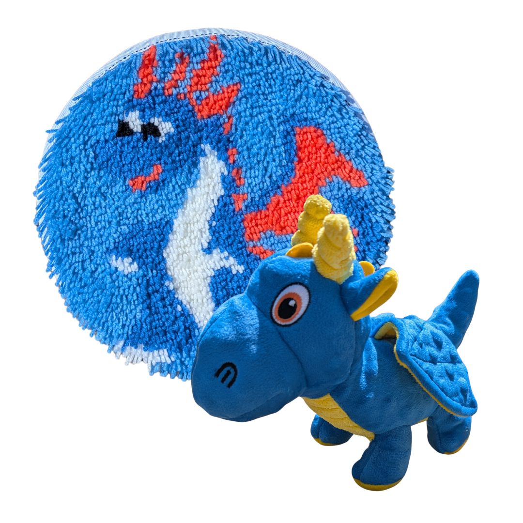 Blue Dragon Snuggle Buddy Set