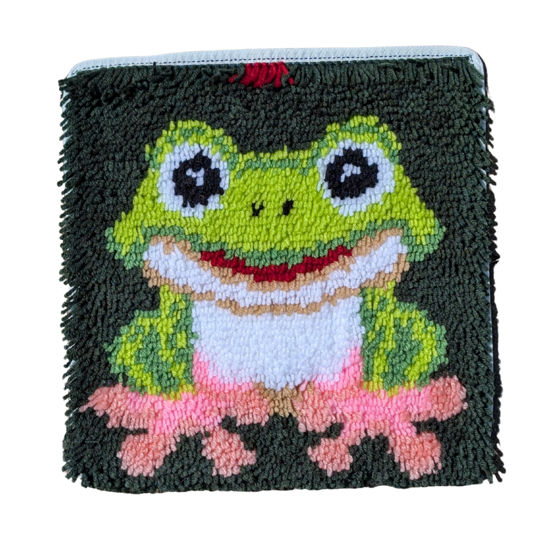 Frog Snuggle Buddy Set
