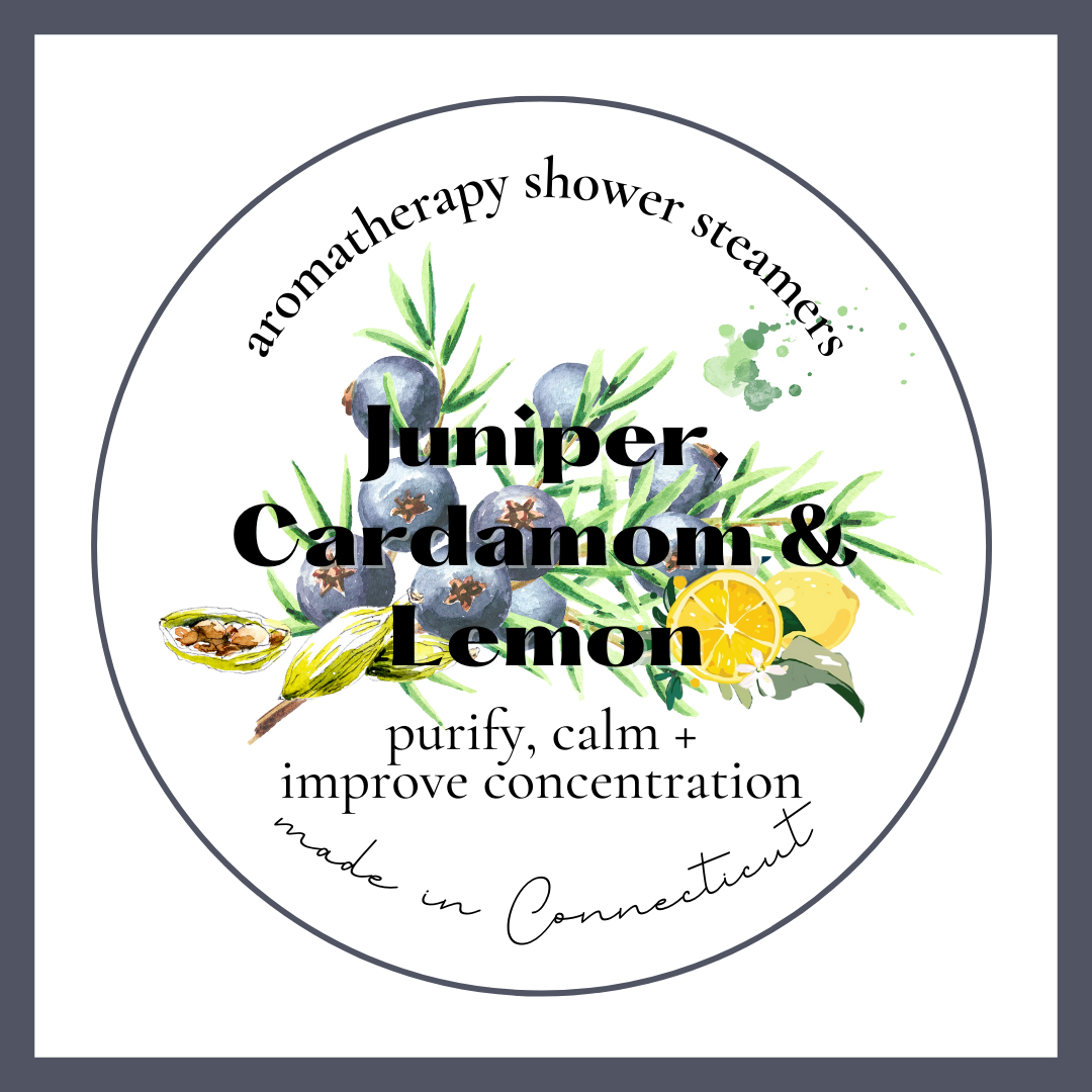 Juniper Cardamom Lemon Shower Steamers