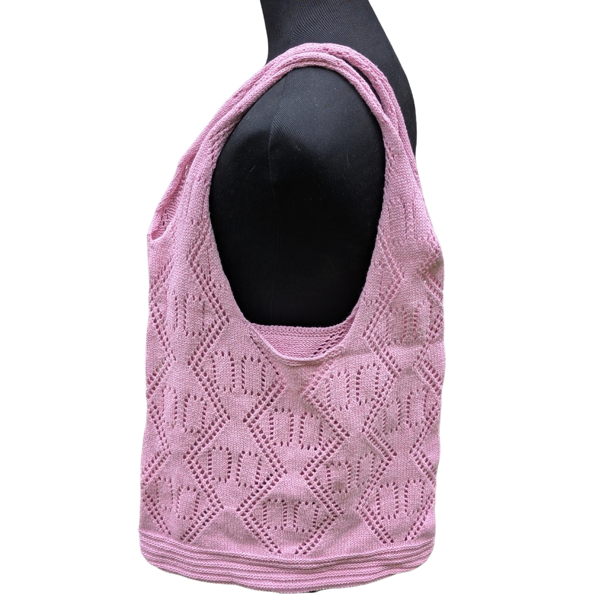 Pink Knit Bag