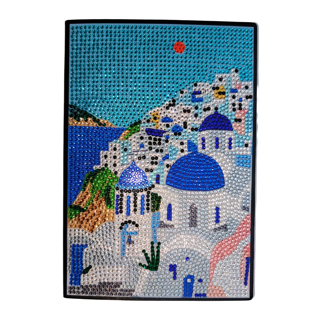 Santorini: Travel Series Journal with Jewel Cover