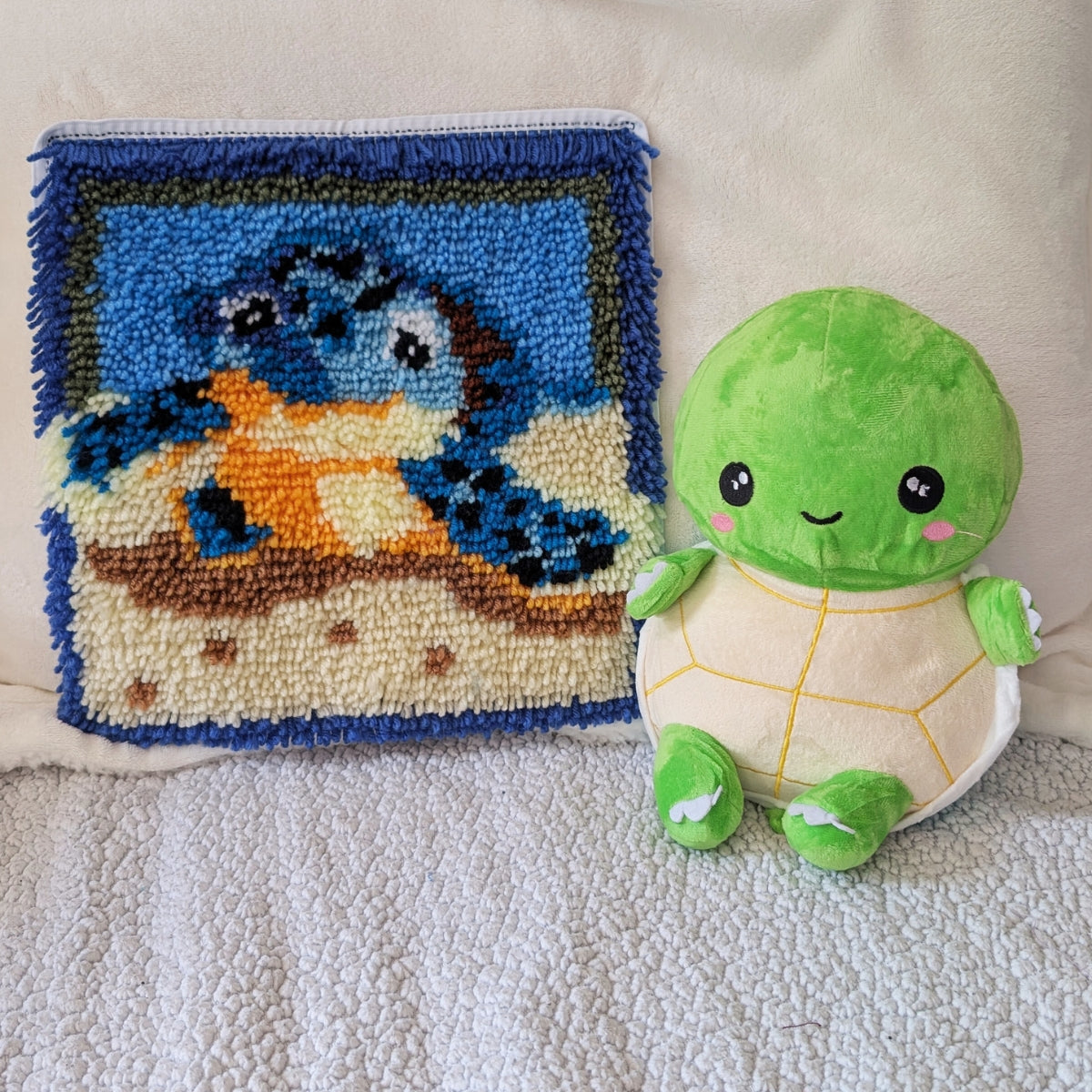 Turtle Snuggle Buddy Set
