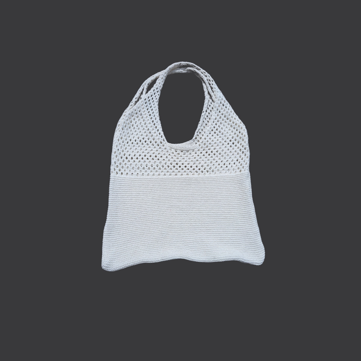 White Knit Bag