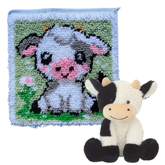 Cow Snuggle Buddy Set