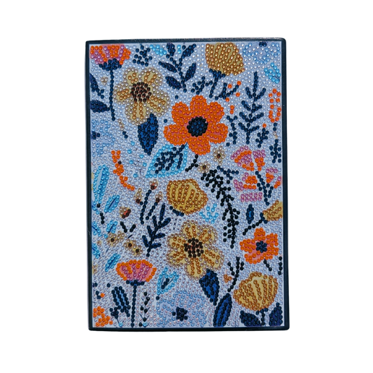 Floral Series Journal with Jewel Cover