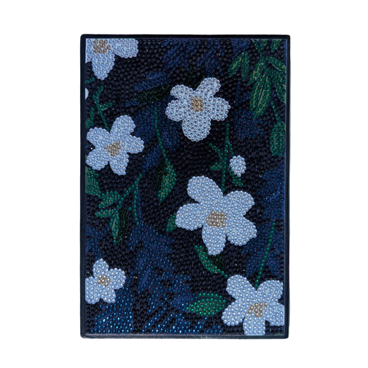 Dark Floral Series Journal with Jewel Cover