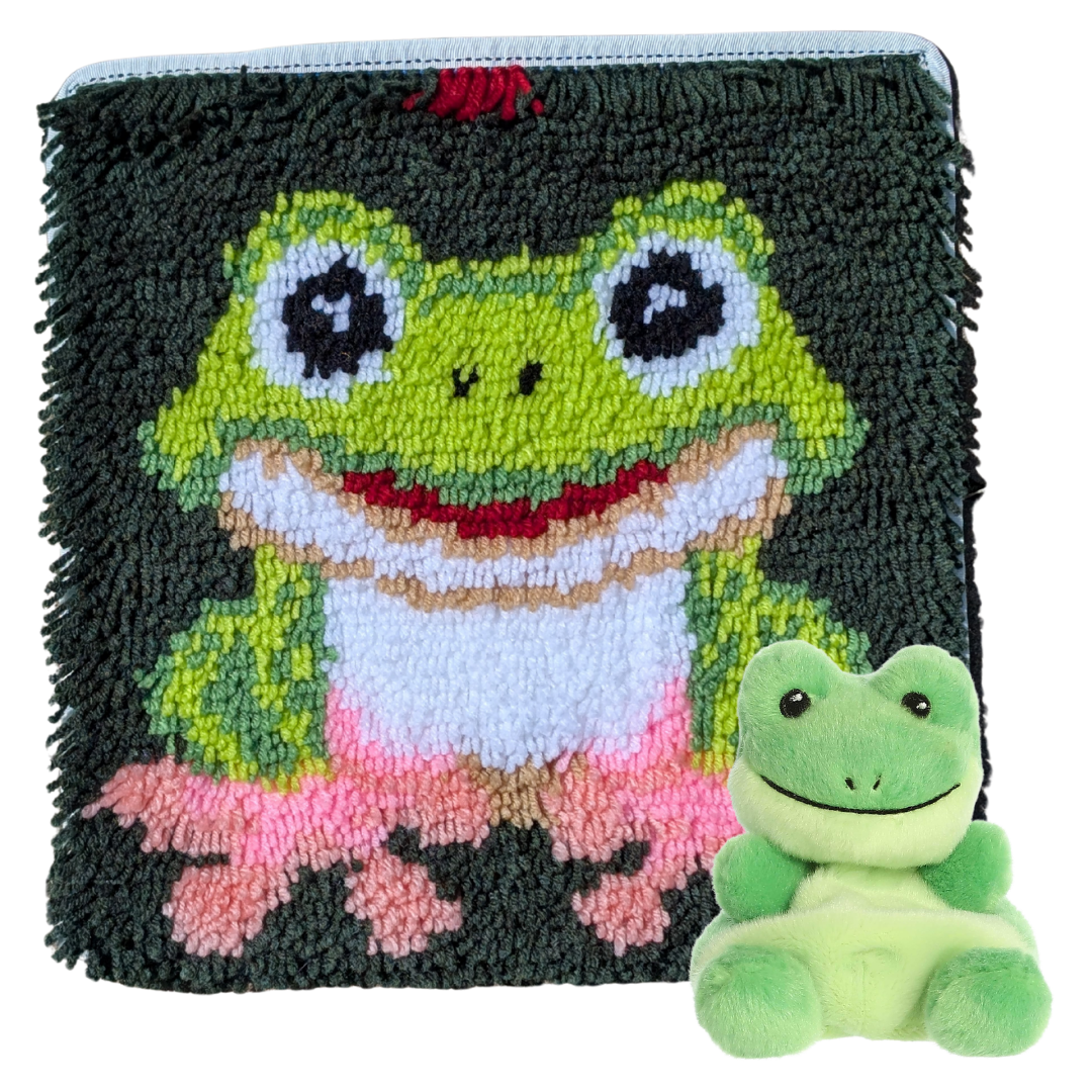 Frog Snuggle Buddy Set