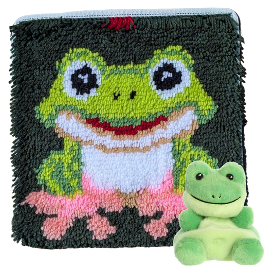 Frog Snuggle Buddy Set