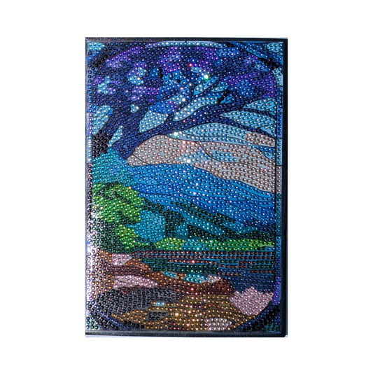 Purple Nature Series Journal with Jewel Cover