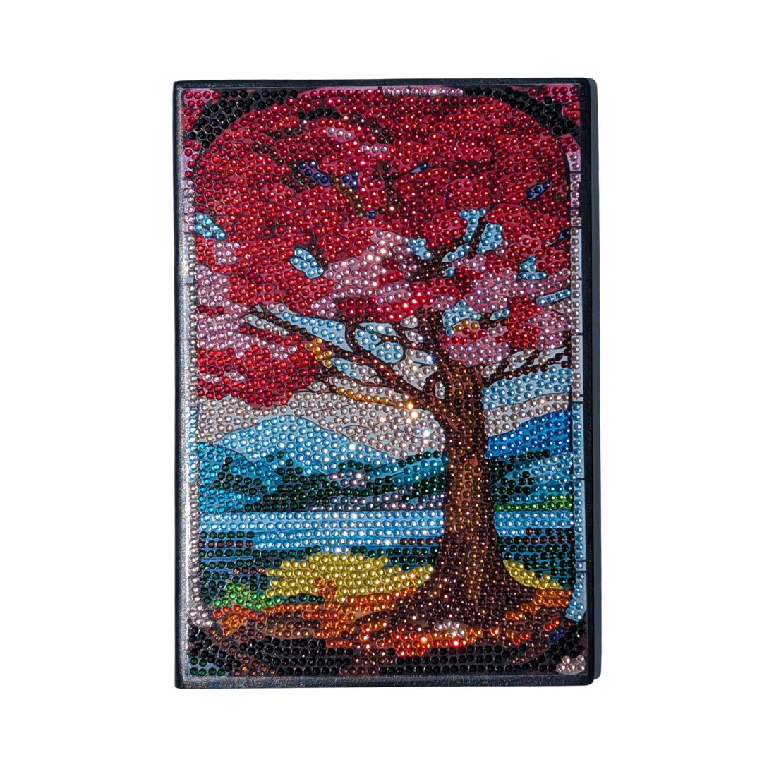 Red Nature Series Journal with Jewel Cover