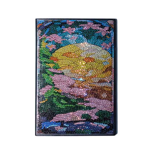 Pink Nature Series Journal with Jewel Cover