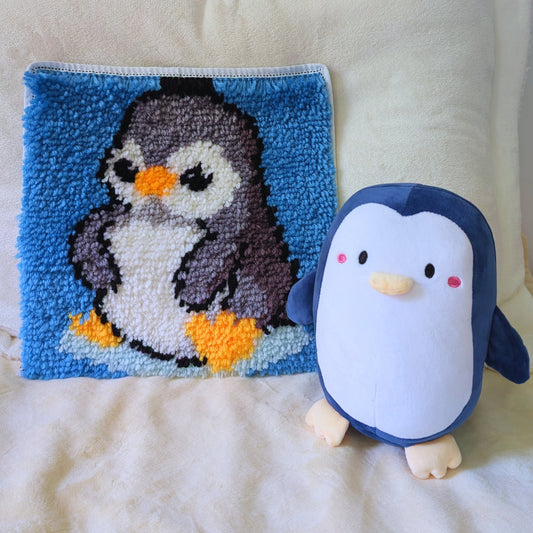 Penguin Snuggle Buddy Set