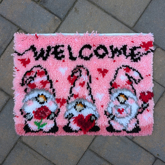Welcome Gnomes Decorative Rug