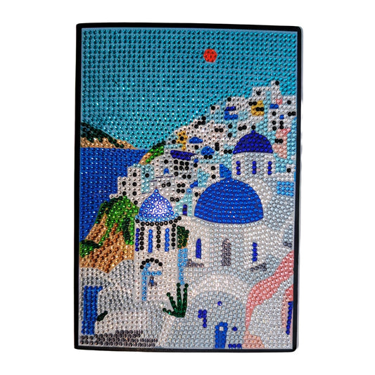 Santorini: Travel Series Journal with Jewel Cover