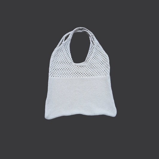 White Knit Bag